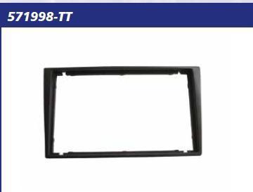 MASCHERINA RADIO OPEL 2 DIN Grigio Argento Scuro  MECATRON