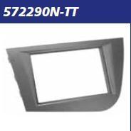 MASCHERINA NERA RADIO DOPPIO ISO SEAT Leon 005>> MECATRON
