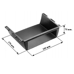 Sottopl.univ.aperta misure est.LxAxP mm 205x75x174 MECATRON