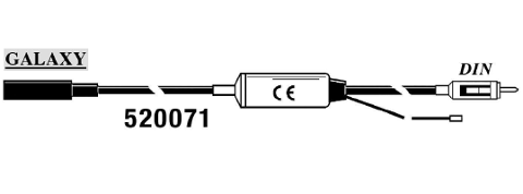 ADATTATORE DIN X ANTENNA AMPLIFICATA FORD  MECATRON