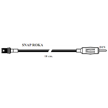 ADATTAT.ANT.DIN-SNAPROK  MECATRON