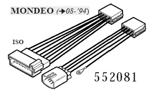 CAVO FORD MONDEO <-'8/94 MECATRON