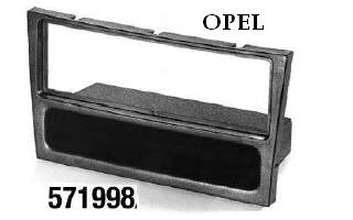 SUPPORTO AUTORADIO CON CASSETTO  OPEL RENAULT MECATRON