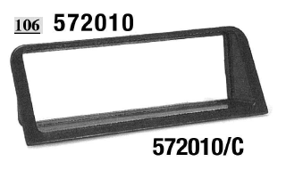 MASCHERINA NERA  ADATTATORE AUTORADIO PEUGEOT 106 MECATRON