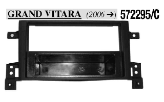 MASCHERINA NERA  AUTORADIO SUZUKI GRAN VITARA '06> MECATRON