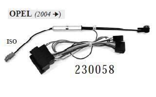 CAVO RADIO CON ADATTATORE TENSIONE ANTENNA OPEL MECATRON