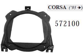 COPPIA SUPPORTI ALTOPARLANTI POST130mm  CORSA 93>0 6 MECATRON