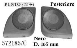 TASCHE NERE x ALTOPARLANTI. 165mm FIAT.PUNTO 99>>   MECATRON