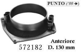 SUPPORTI ADATTATORI ALTOPARLPOST.FIAT PUNTO 99>130mm MECATRON