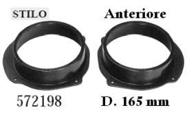 ADATTATORI ALTOPARLANTI FIAT STILO,CROMA,BRAVO 165MM MECATRON