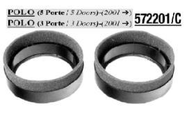 ADATTATORI ALTOPARLANTI POLO ANT/POST 3/5P 165MM MECATRON