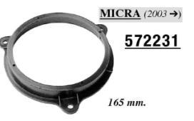 SUPPORTI ALTOPARLANTI ANT. NISSAN MICRA 2003> 165MM MECATRON