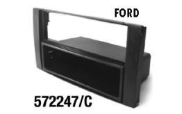 MASCHERINA NERA  AUTORADIO ISO CON CASSETTO x FORD   MECATRON