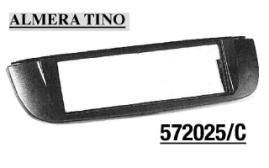 MASCHERINA NERA AUTORADIO NISSAN ALMERA  <<01 TINO  MECATRON