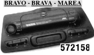 COPRIVANO RADIO ISO PER FIAT BRAVO,BRAVA,MAREA >02 MECATRON