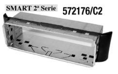 MASCHERINA GRIGIA  AUTORADIO ISO SART FOR TWO   MECATRON