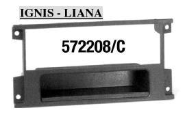 MASCHERINA NERA AUTORADIO SUZUKI IGNIS-LIANA >>02 MECATRON