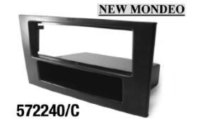 MASCHERINA NERA AUTORADIO 2 DIN FORD MONDEO '03> MECATRON
