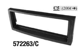 MASCHERINA NERA RADIO CITROEN-C5 05>08 PEUGEOT 407 MECATRON