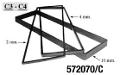 KIT3 CORNICI ADATTATORI VANO AUTORADIO 2-4-10 mm  MECATRON
