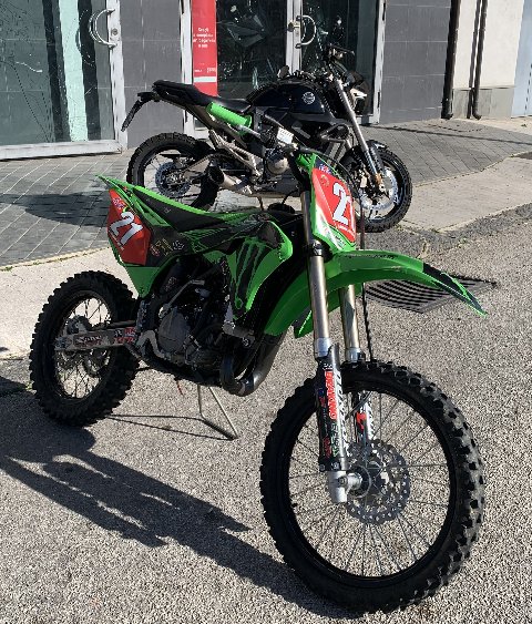 Kawasaki kx minicross ruote alte