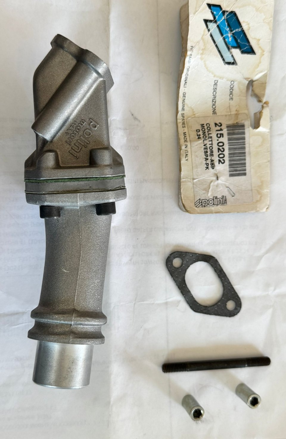 collettore polini 215.0202 polini vespa pk 50