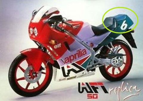 sellino posteriore AFI 50 aprilia af1 50 monta solo sul 50
