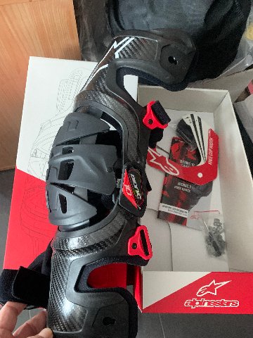 Ginocchiera TUTORE Alpinestars sinistro alpinestars Bionic 10