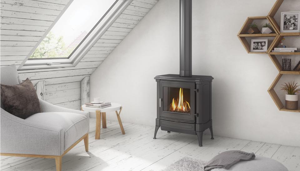 Stufa classica a gas Zeta linea S 35