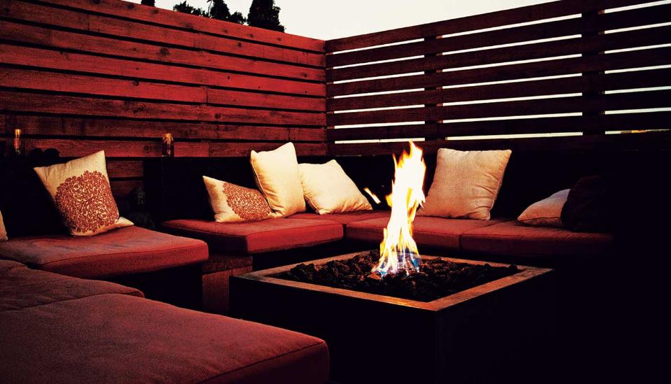 Bruciatore a gas da incasso Zeta linea OUTDOOR QUADRATO
