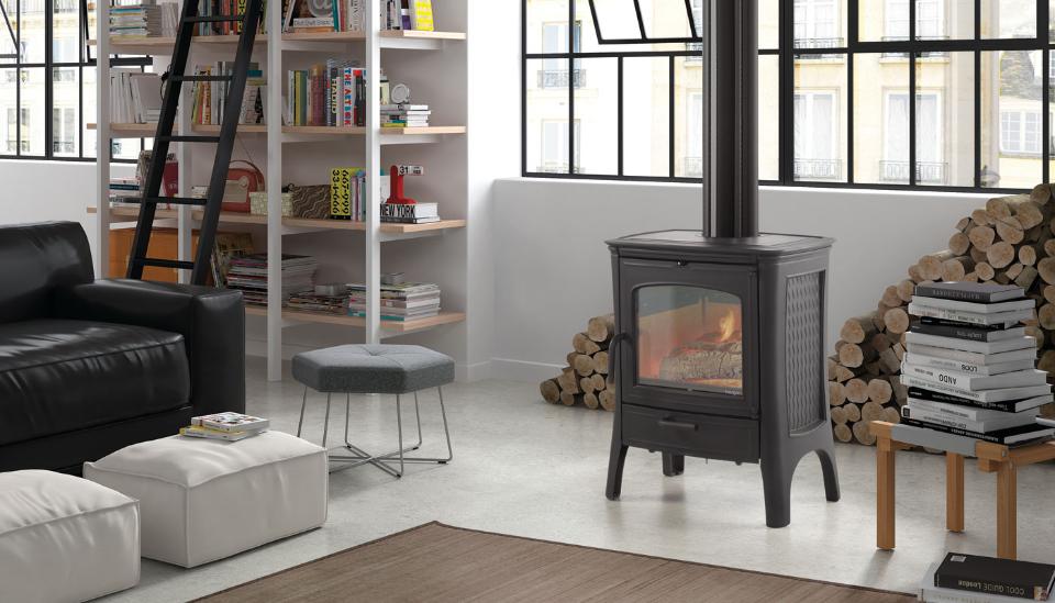 Stufa a legna moderna Zeta linea E-20