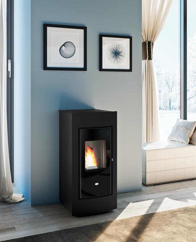 Stufa a pellet canalizzata 11 kW EVACALOR EVELYN