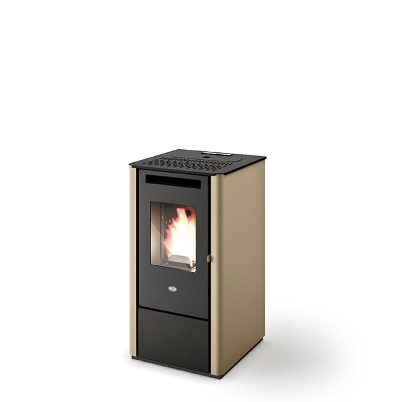 Stufa a pellet ventilata 9 kW piccola EVACALOR KALI