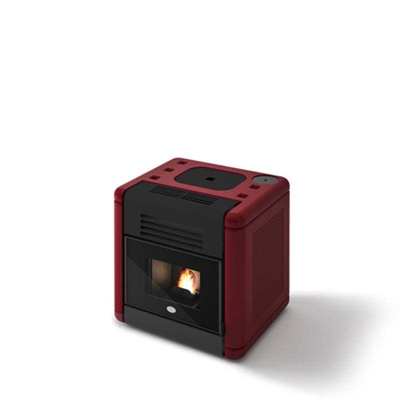 Stufa pellet ventilata 7 kW piccola EVACALOR DADO