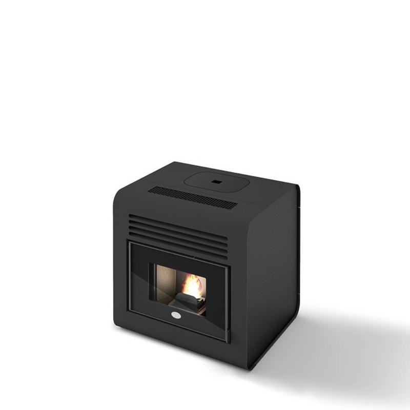 Stufa a pellet ventilata 7 kW piccola EVACALOR HERMES