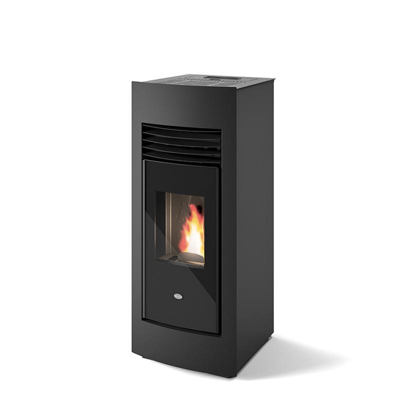 Stufa pellet ventilata 15 kW doppia canalizzazione EVACALOR LETIZIA