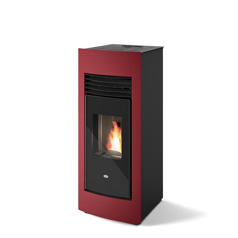 Stufa pellet ventilata 15 kW doppia canalizzazione EVACALOR LETIZIA