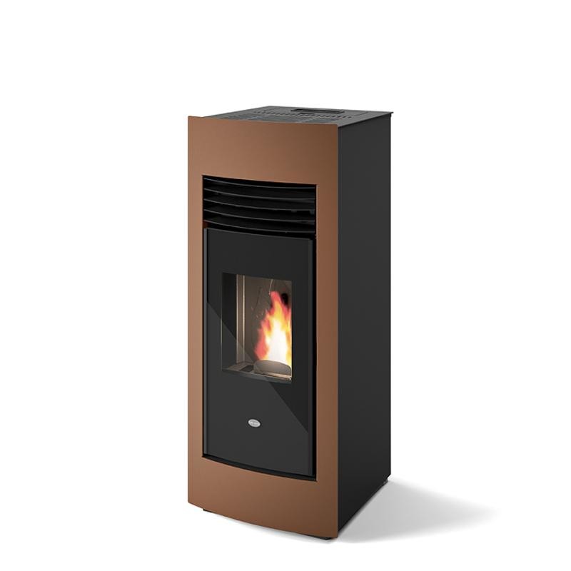 Stufa pellet ventilata 15 kW doppia canalizzazione EVACALOR LETIZIA