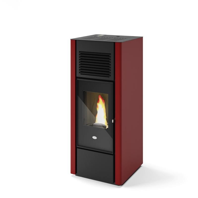 Stufa a pellet canalizzata 15 kW doppia ventilazione EVACALOR GIUSY