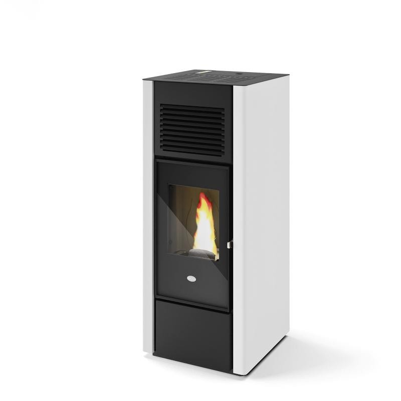 Stufa a pellet canalizzata 15 kW doppia ventilazione EVACALOR GIUSY