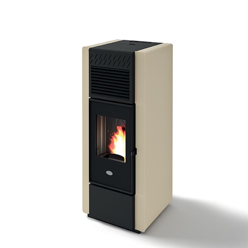 Stufa pellet canalizzata 15 kW doppia ventilazione EVACALOR CLOE