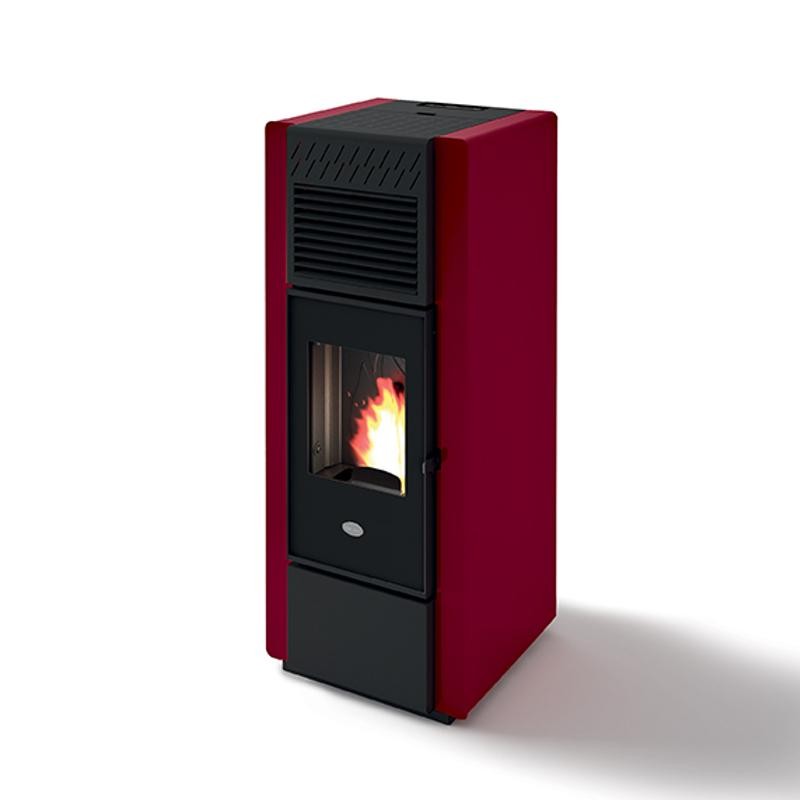 Stufa pellet canalizzata 15 kW doppia ventilazione EVACALOR CLOE