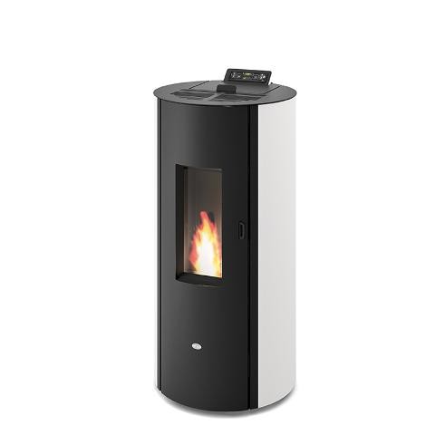 Stufa pellet ventilata 9 kW ermetica EVACALOR MANOLA