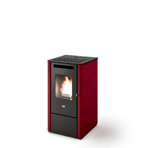 Stufa a pellet ventilata 9 kW piccola EVACALOR KALI