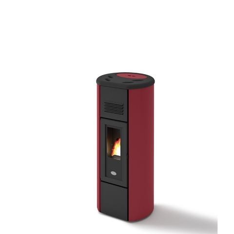 Stufa pellet ventilata 6 kW slim EVACALOR HEIDI