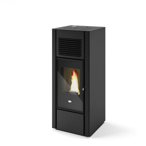 Stufa a pellet canalizzata 15 kW doppia ventilazione EVACALOR GIUSY