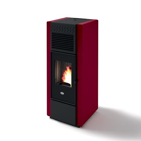Stufa pellet canalizzata 15 kW doppia ventilazione EVACALOR CLOE
