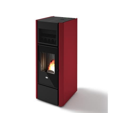 Stufa a pellet canalizzata 15 kW doppia ventilazione EVACALOR INES