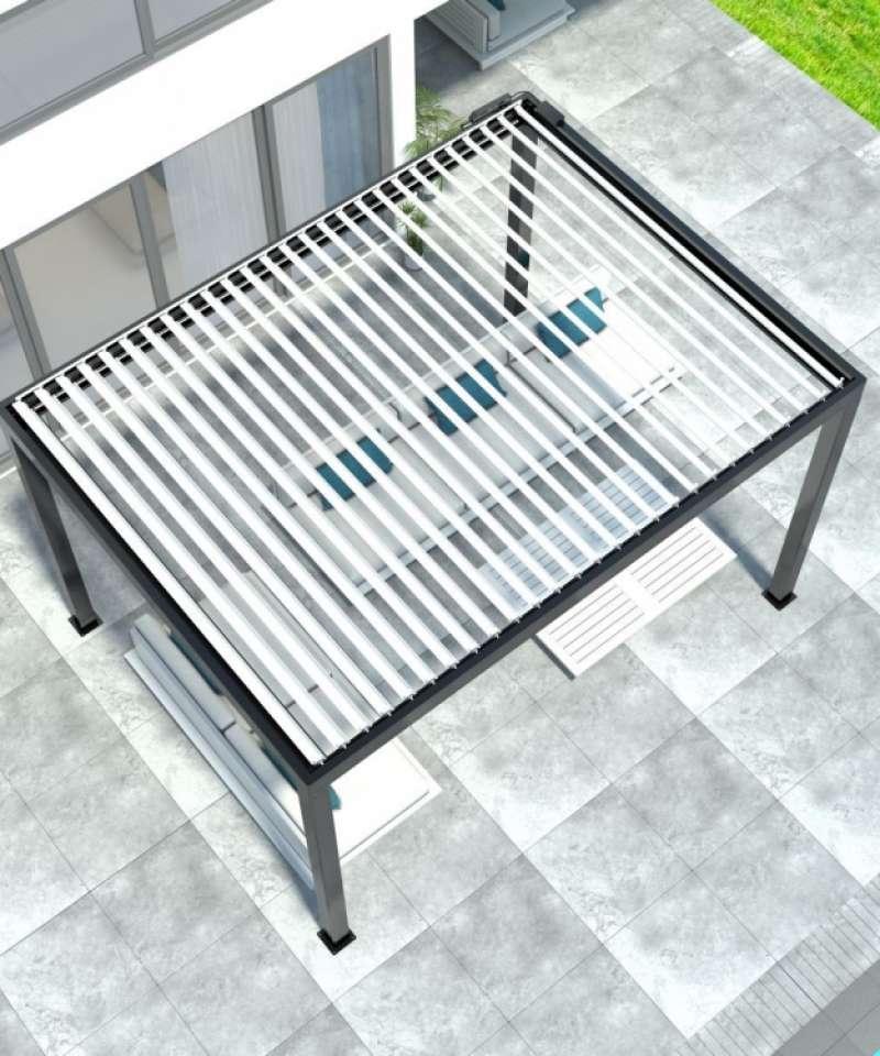 Gazebo Pergola Bioclimatica con tetto fisso
