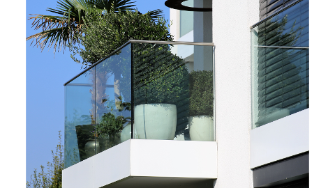 Balaustre in vetro  per balconi e terrazzi
